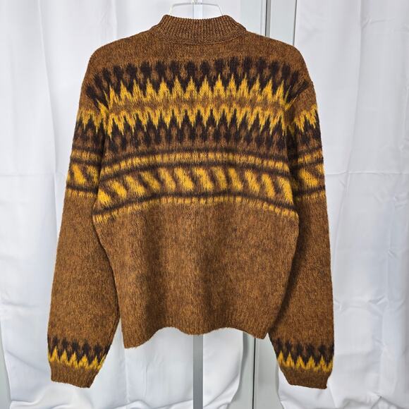 Vintage Squaw Valley by Pebble Beach Men's Charlie Brown Wool Sweater Size L - Picture 3 of 8